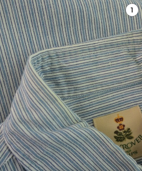 GUY ROVER（ギローバー）カジュアルシャツ 青 サイズ:M メンズ/2200630645031