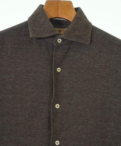 GUY ROVER（ギローバー）カジュアルシャツ 茶 サイズ:S メンズ/2200614701159