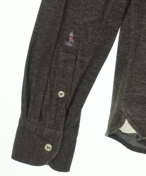 GUY ROVER（ギローバー）カジュアルシャツ 茶 サイズ:S メンズ/2200614701159