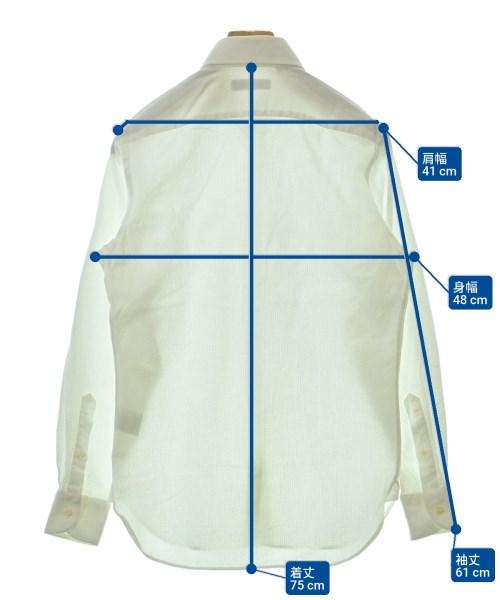 GUY ROVER（ギローバー）カジュアルシャツ 白 サイズ:38(S位) メンズ/2200676763041