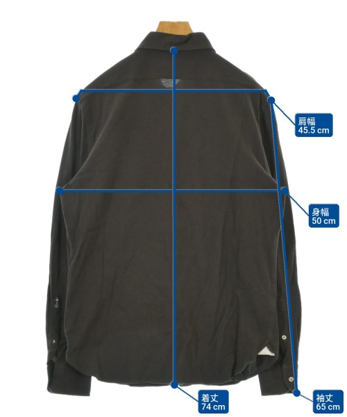 GUY ROVER（ギローバー）カジュアルシャツ 茶 サイズ:XL メンズ/2200656524105