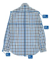 GUY ROVER（ギローバー）カジュアルシャツ 青 サイズ:S メンズ/2200652406023