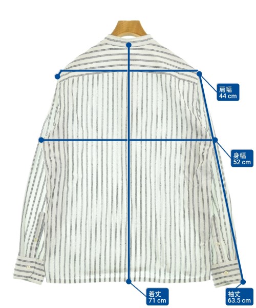 GUY ROVER（ギローバー）カジュアルシャツ 白 サイズ:M メンズ/2200651356220