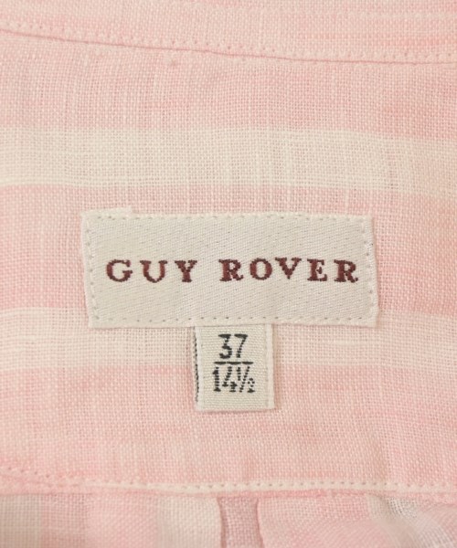 GUY ROVER（ギローバー）カジュアルシャツ ピンク サイズ:37(XS位) メンズ/2200707381039