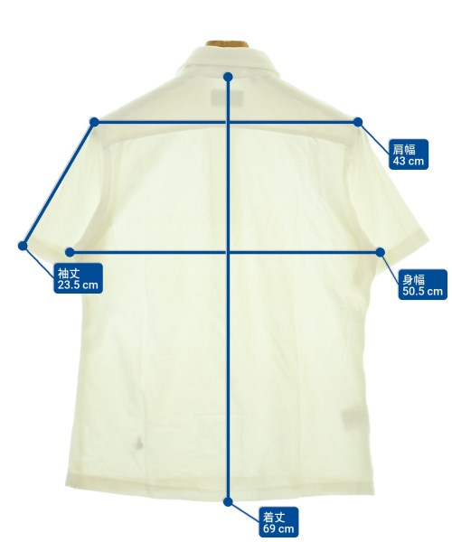 GUY ROVER（ギローバー）ポロシャツ 白 サイズ:S メンズ/2200671177102