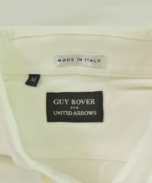 GUY ROVER（ギローバー）ポロシャツ 白 サイズ:M メンズ/2200682386197
