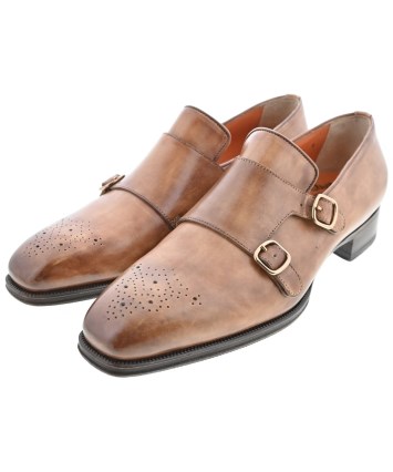 SANTONI（サントーニ）ビジネス・ドレスシューズ 茶 サイズ:UK8(26.5cm