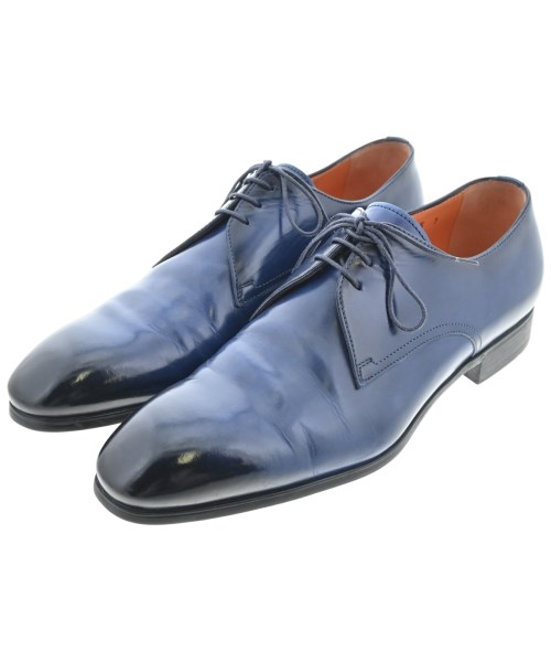 SANTONI(サントーニ)ビジネス・ドレスシューズ 紺 サイズ:UK7(25.5cm位)/2200648279433