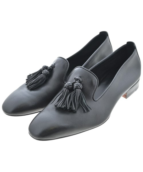 SANTONI(サントーニ)ドレスシューズ/ローファー 黒 サイズ:EU37(23.5cm位)/2200661551226