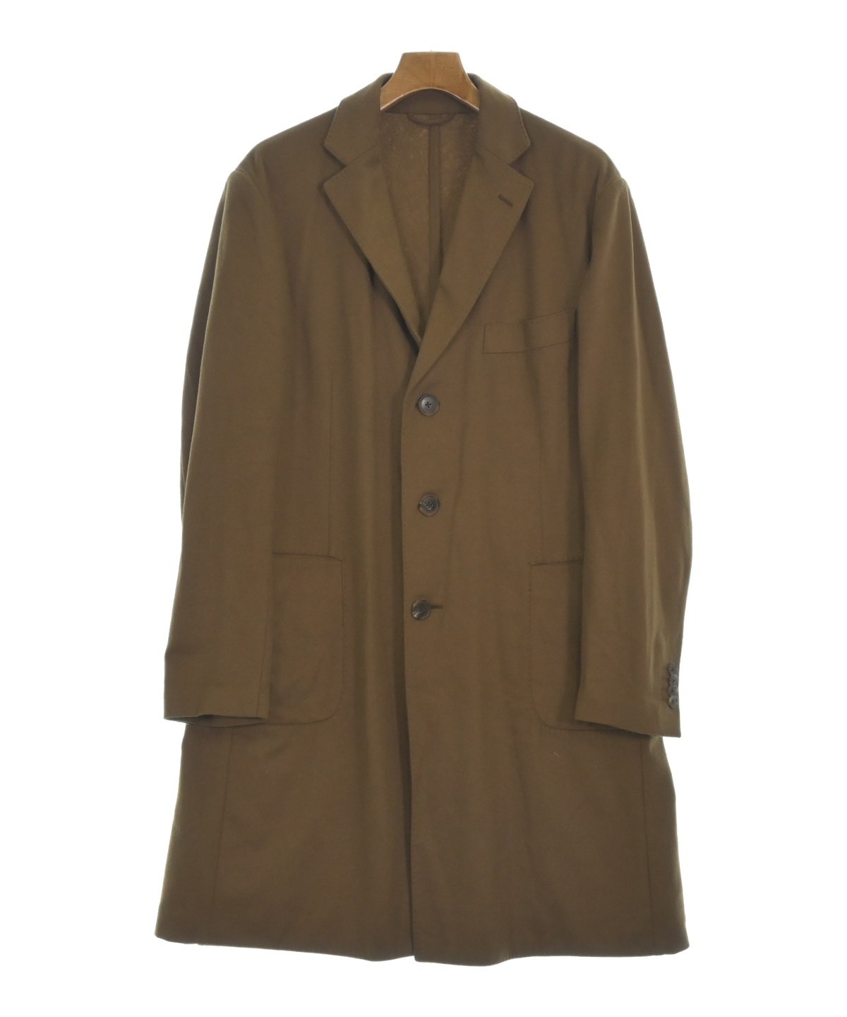 Belvest（ベルベスト）チェスターコート 茶 サイズ:52(XXL位) メンズ