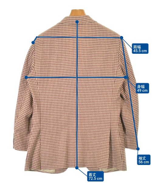 Belvest（ベルベスト）テーラードジャケット 赤 サイズ:46(M位) メンズ/2200656858019