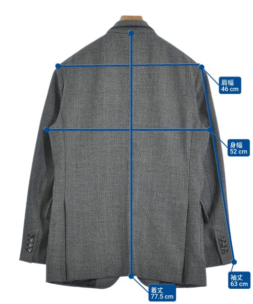 Brioni（ブリオーニ）テーラードジャケット グレー サイズ:50(XL位) メンズ/2200639158082
