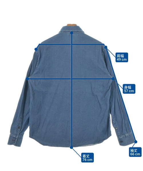 Brioni（ブリオーニ）カジュアルシャツ 青 サイズ:M メンズ/2200639158143