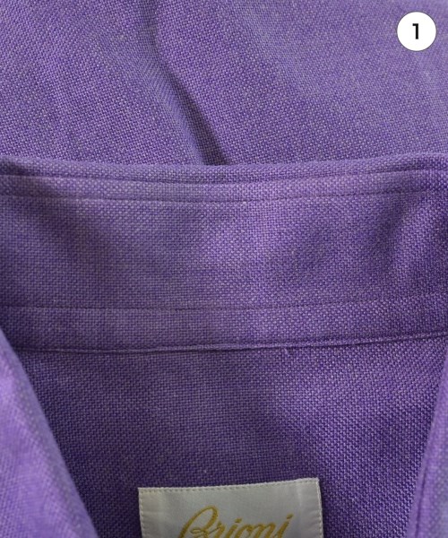 Brioni（ブリオーニ）カジュアルシャツ 紫 サイズ:4(XL位) メンズ/2200639670065