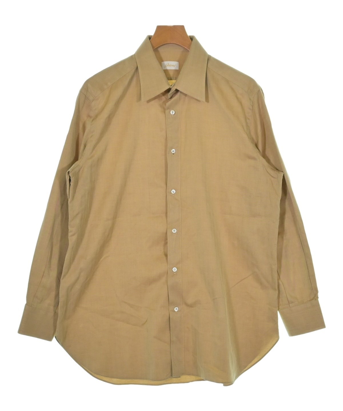 Brioni（ブリオーニ）カジュアルシャツ カーキ サイズ:43(XXXL位