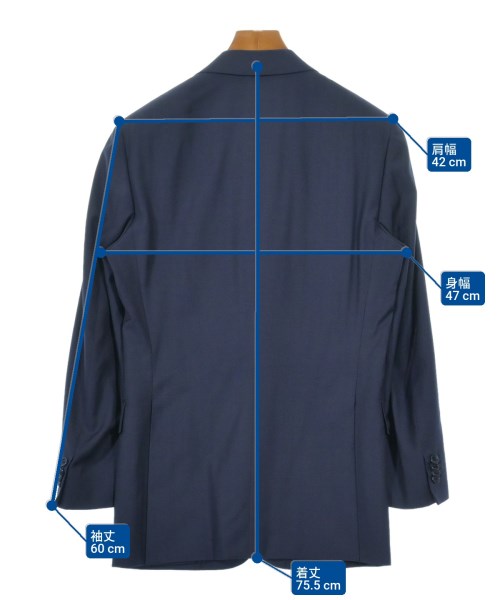 Brioni（ブリオーニ）ビジネス 紺 サイズ:46/46(M位) メンズ/2200621775013