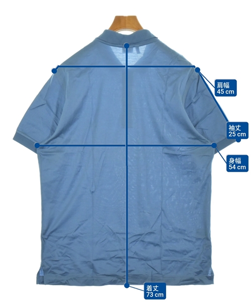 Brioni（ブリオーニ）ポロシャツ 青 サイズ:XL メンズ/2200613457248