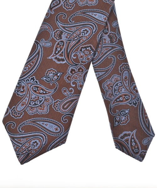 Brioni（ブリオーニ）ネクタイ 茶 サイズ:- メンズ/2200675719186
