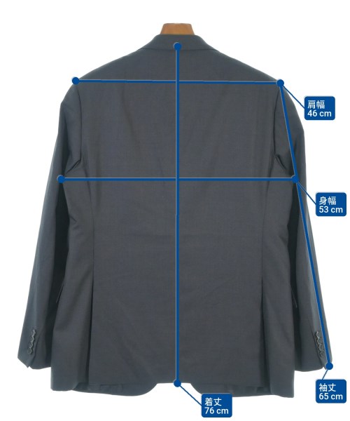 Brioni（ブリオーニ）ビジネス グレー サイズ:52/52(XXL位) メンズ/2200674834019