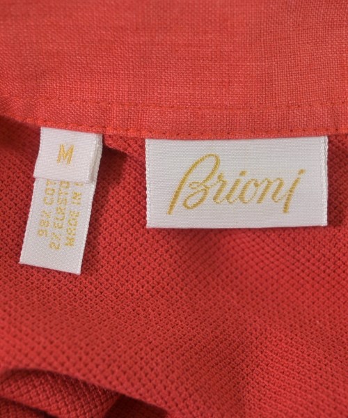 Brioni（ブリオーニ）ポロシャツ 赤 サイズ:M メンズ/2200633776312