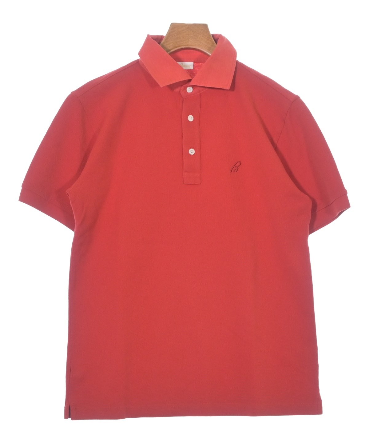 Brioni（ブリオーニ）ポロシャツ 赤 サイズ:M メンズ/2200633776312