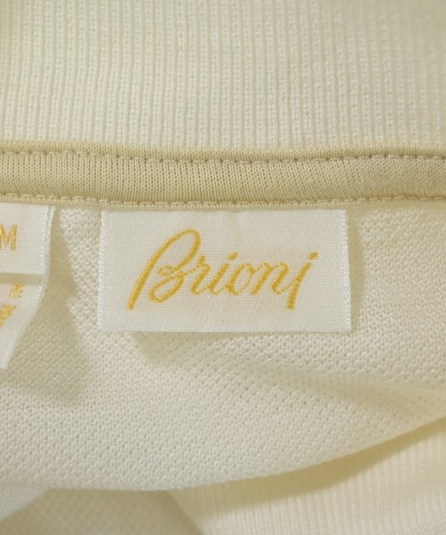 Brioni（ブリオーニ）ポロシャツ 白 サイズ:M メンズ/2200711893092