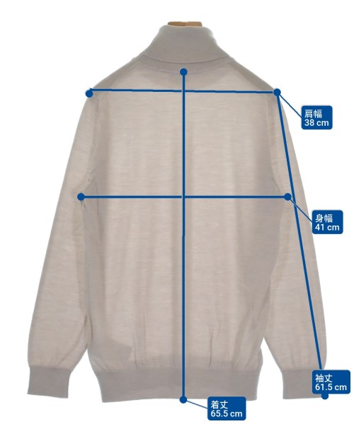 Brioni（ブリオーニ）ニット・セーター ベージュ サイズ:46(M位) メンズ/2200653222028