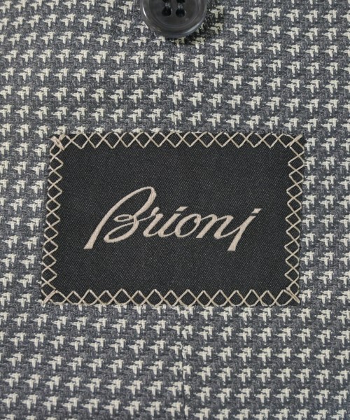 Brioni（ブリオーニ）テーラードジャケット グレー サイズ:50(XL位) メンズ/2200703919229