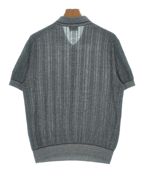 Brioni（ブリオーニ）ポロシャツ グレー サイズ:48(L位) メンズ/2200723631026