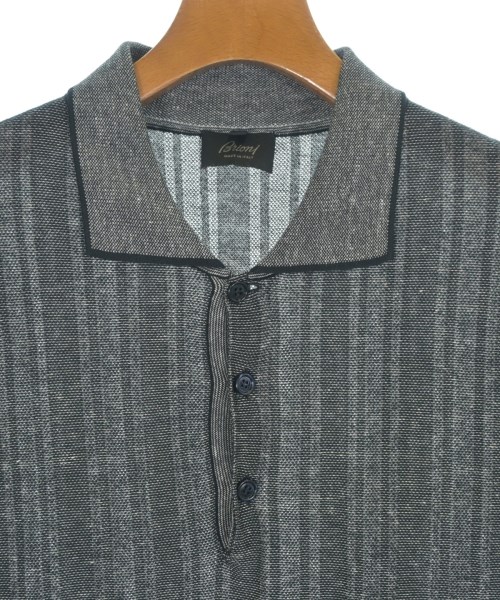 Brioni（ブリオーニ）ポロシャツ グレー サイズ:48(L位) メンズ/2200723631026