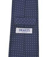 DRAKE'S（ドレイクス）ネクタイ 紺 サイズ:- メンズ/2200621848144