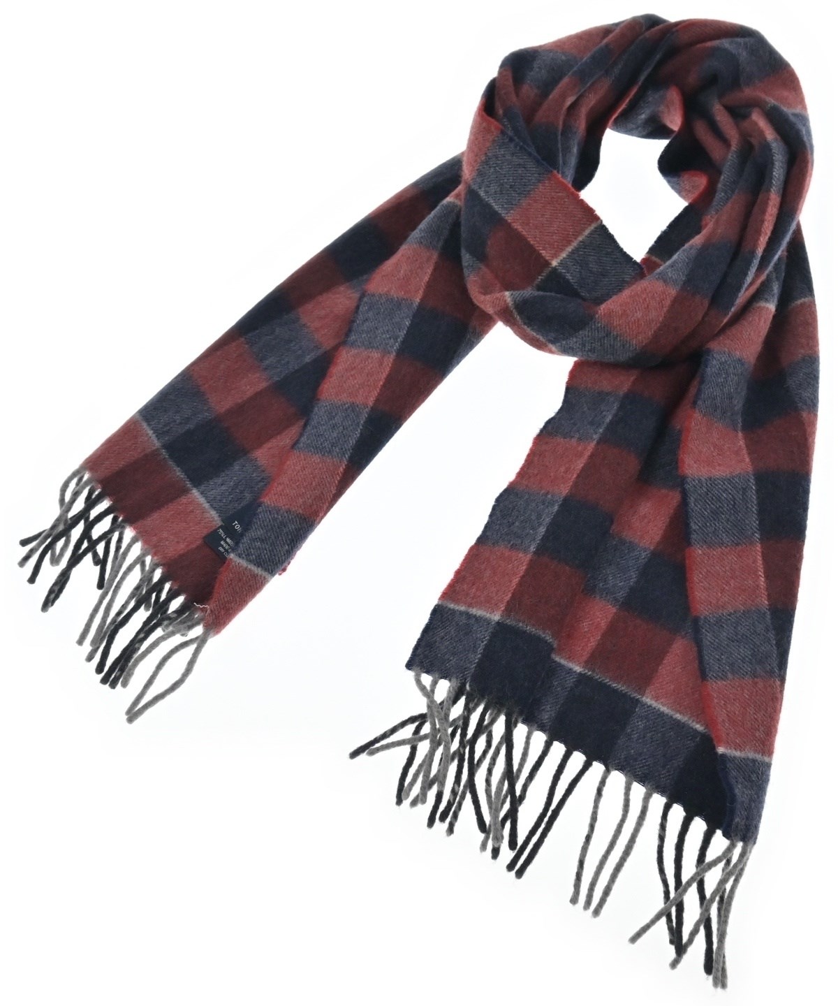 DRAKE'S（ドレイクス）マフラー 赤 サイズ:- メンズ/2200638764055