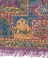 DRAKE'S（ドレイクス）ストール 紫 サイズ:F メンズ/2200626632014