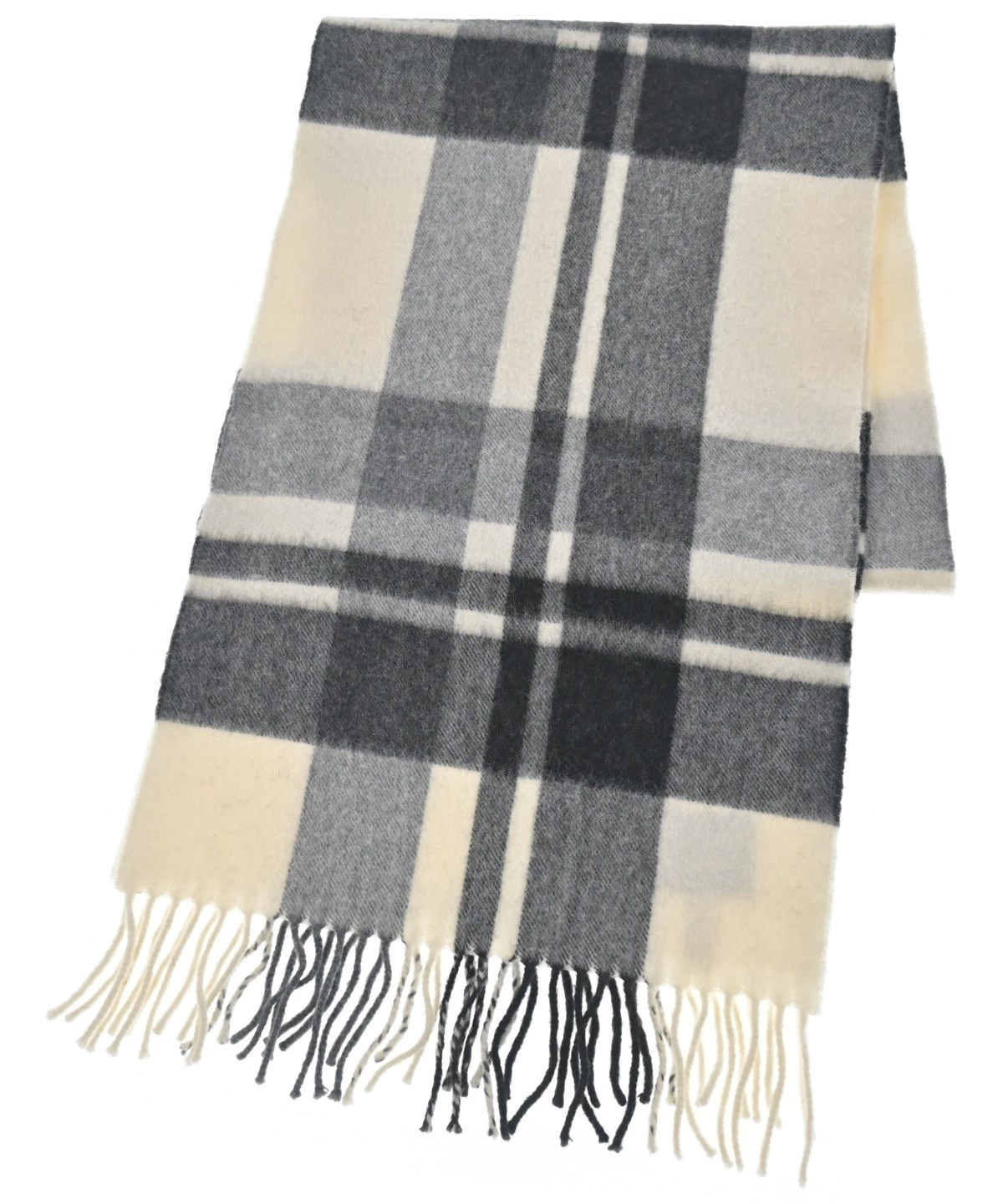 DRAKE'S（ドレイクス）マフラー 白 サイズ:- メンズ/2200627768392