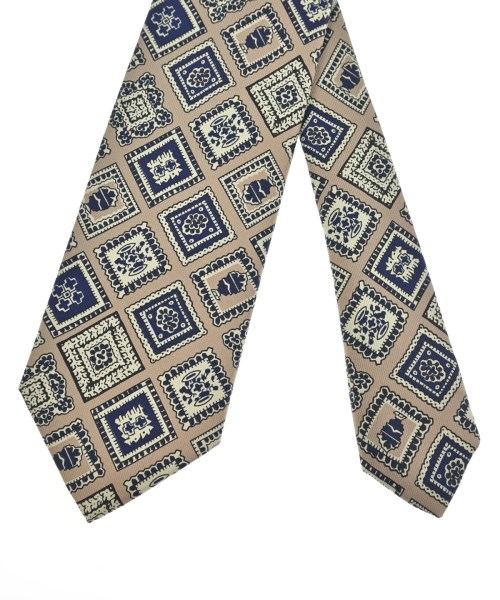 DRAKE'S（ドレイクス）ネクタイ ベージュ サイズ:- メンズ/2200675719230