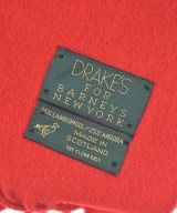 DRAKE'S（ドレイクス）マフラー 赤 サイズ:- メンズ/2200696529320