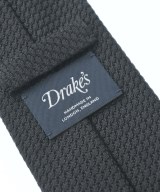 DRAKE'S（ドレイクス）ネクタイ 黒 サイズ:- メンズ/2200656825028