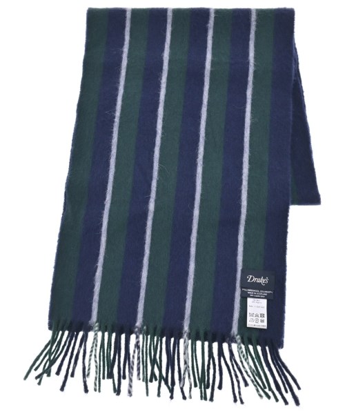 DRAKE'S(ドレイクス)マフラー 紺 サイズ:-/2200658550065