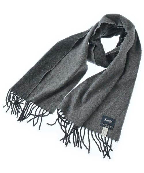 DRAKE'S(ドレイクス)マフラー グレー サイズ:-/2200647327111