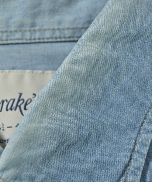 DRAKE'S（ドレイクス）カジュアルシャツ 青 サイズ:40(L位) メンズ/2200665019067