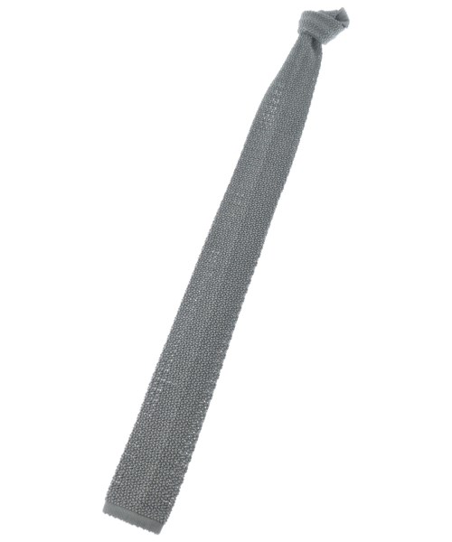 DRAKE'S(ドレイクス)ネクタイ グレー サイズ:-/2200666426130
