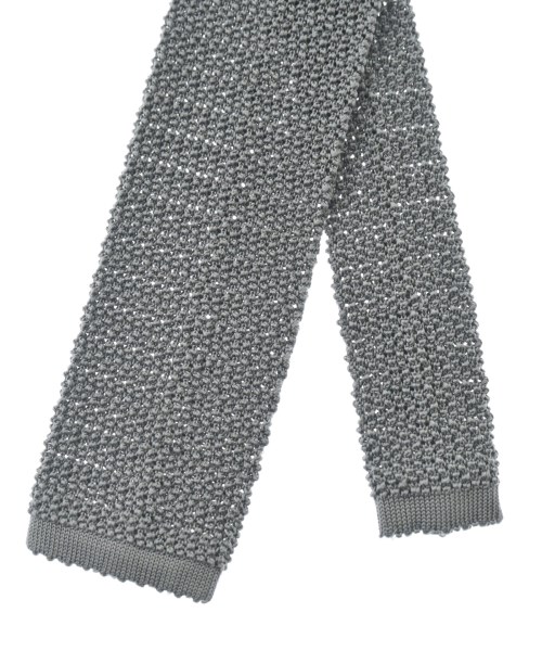 DRAKE'S（ドレイクス）ネクタイ グレー サイズ:- メンズ/2200666426130