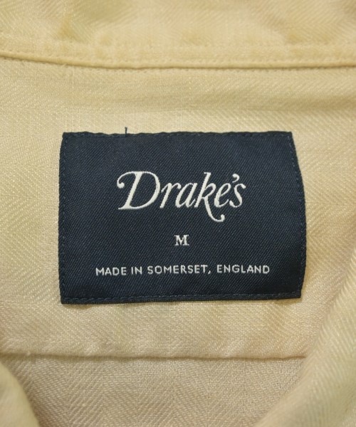 DRAKE'S（ドレイクス）カジュアルシャツ 黄 サイズ:M メンズ/2200668835053
