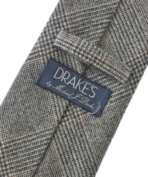 DRAKE'S（ドレイクス）ネクタイ グレー サイズ:- メンズ/2200732253547