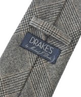 DRAKE'S（ドレイクス）ネクタイ グレー サイズ:- メンズ/2200732253547