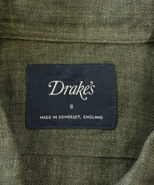 DRAKE'S（ドレイクス）カジュアルシャツ 緑 サイズ:S メンズ/2200726211027