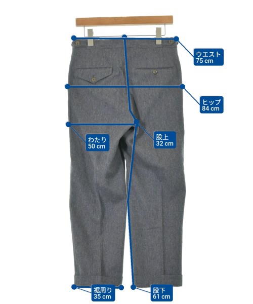 GTA（ジーティーアー）スラックス グレー サイズ:44(S位) メンズ/2200644056014