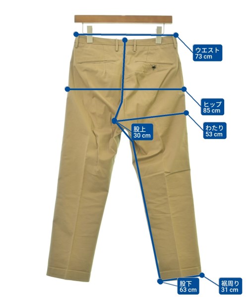 GTA（ジーティーアー）スラックス ベージュ サイズ:42(XS位) メンズ/2200611873101