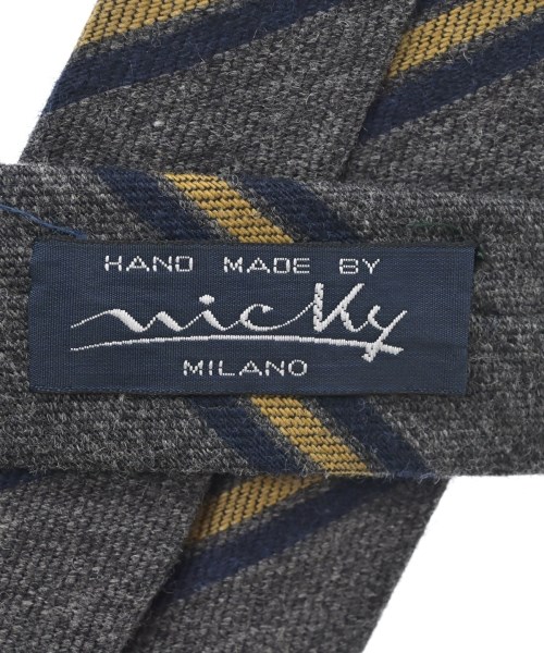 NICKY（ニッキー）ネクタイ グレー サイズ:- メンズ/2200675752084