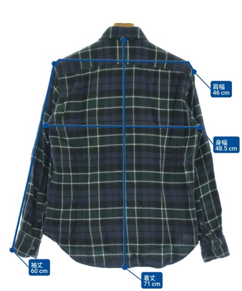 ORIAN（オリアン）カジュアルシャツ 黒 サイズ:M メンズ/2200615014043